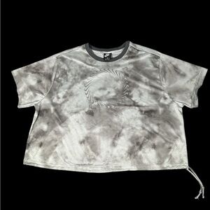 Nike Monochrome Mesh Crop Top
